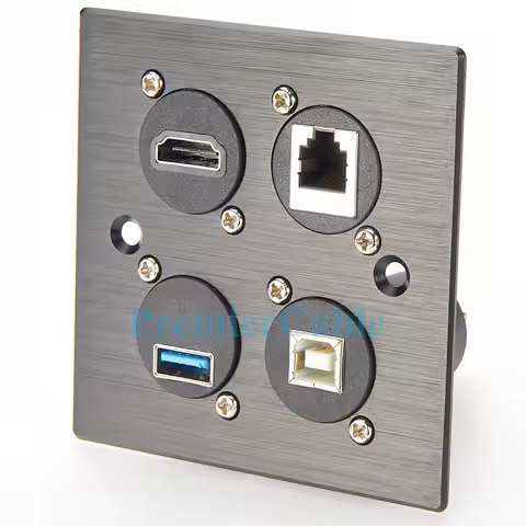 D Type USB 3.0 B to USB 3.0 A Module Female Socket Chassis Converter Adapter Panel Mount Jack Connec