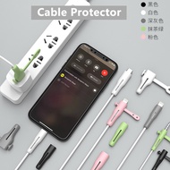 Macbook iPad iPhone Silicone Spiral Type C Cable Protector Case Winder for Universal USB Charger Hol