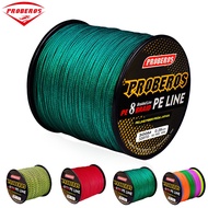 PROBEROS 500M 300M 8 Strands Braided Fishing Line Strong Tali Pancing Dyneema Braided PE Line Benang