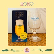 Suntory The Premium Malt's Beer Glass With Base Size 350ml Second Hand From Japan