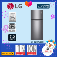 LG Two-Door Smart Inverter Refrigerator 7.2 cu. ft. (GR-B202SQBB)