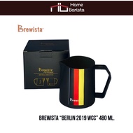 Home Barista Brewista Milk Pitcher-480 ml. (Black Berlin WCC Edition)