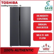 Toshiba 623L Origin Inverter Side By Side Refrigerator GR-RS780WI-PMY(06) | GR-RS780WI | Fridge