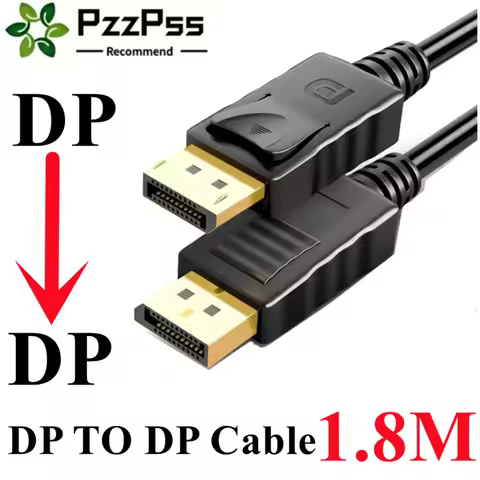 1.8M DisplayPort Cable DP TO DP Converter Display Port To Display Port Adapter Cable for Lenovo Dell