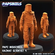 Hazmat Scientist [4]-Vs Humans-Humanoid Human/32mm scale 3D printed miniature PSK