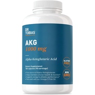 Dr. Tobias AKG Alpha-Ketoglutaric Acid 1000 mg 180 Capsules(packaging may vary)