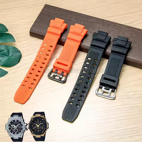 Watch Strap for Casio G-SHOCK Air Collection GW-3000B 3500B 2500B 2000 G-1500B Silicone Watchband Bl