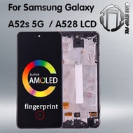 AMOLED LCD For Samsung A52s A528 Display Touch Screen Digitizer LCD For Samsung A52S 5G LCD Replacem