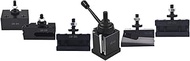 BXA Wedge Type Quick Change Tool Post Set 250-222, Tool Post for Mini Lathe Swing 10-15 CNC Lathe To