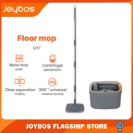 Joybos Self Wash Spin Mop M16 Spinner Flat 360 Rotating Cleaner With Turbo Flushing Bucket 2 Mop Clo