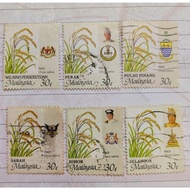 Malaysia stamps setem lama 5sen 10sen 20sen Malaysia postage stamps