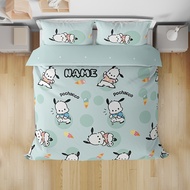 Sanrio Parka Dog Pattern Bed 3-Piece Set, Breathable Soft Bedding Set, Four Seasons Universal Can Be