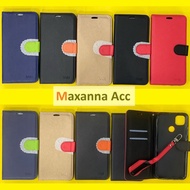 [MAXANNA] [ Xiaomi Mi 12C ] Flip case canvas book cover canvas book cover/
