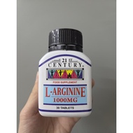 21st CENTURY L-ARGININE 1000mg 30's