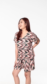 One Set baju dan celana wanita Motif Bunga-Bunga Khas Bali Kualitas butik Harga Konveksi