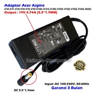 ADAPTOR ACERR 19V 4.74A (5.5*1.7MM) 4740 4741 4745 4750 4752 4755 4738G 4741G 4745G 4750G 4752G 4755