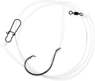 Aqua-Clear, Clam Dropper Rig, 3 in / 7.6 cm Loop, Striped Bass/Rockfish/Drum, 9/0 Ultra Thin Demon C