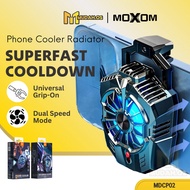 MOXOM Silent Phone Cooler Wired Mobile Cool Radiator Gaming Wireless Mini Fan Cooling Pad MDCP02