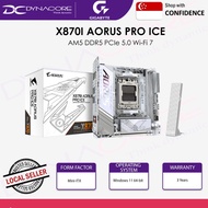 GIGABYTE X870I AORUS PRO ICE AM5 ITX MOTHERBOARD (3YRS BY CDL)
