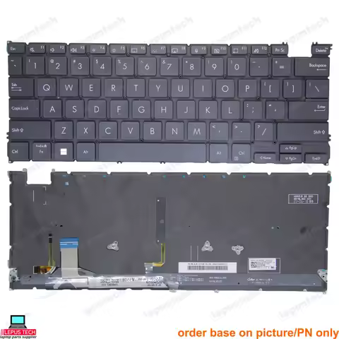New keyboard for ASUS Zenbook14 OLED UX3402Z UX3402V S13 X13 UM5302 UR blue backlit US keyboard Lepu
