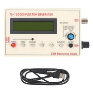 -DDS Function Signal Generator FG-100 1HZ-500KHZ Multi-Functional Frequency Oscilloscope Easy to Ins