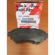 ORIGINAL TOYOTA RUSH F850 & ARUZ & GRAN MAX BRAKE PAD FULLY CERAMIC FRONT (04465-BZ250)@