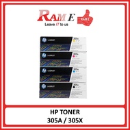 [ORIGINAL] HP 305A Black Cyan Magenta Yellow / 305X Black Toner Cartridge CE410A CE411A CE412A CE413