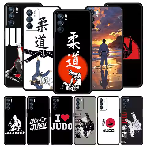 Japanese Martial Judo Phone Case For Oppo Reno14 Reno13 Reno12 11 F 10 Find X5 X9 Pro A54 5G A53 A9 