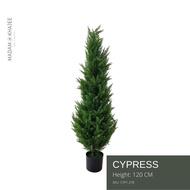 Cypress tree 90-12-150 cm ต้นไซเปรสปลอมเกรดพรีเมี่ยม ต้นคริสมาส ใช้ได้ทั้งภายนอกและภายในบ้าน Madam K