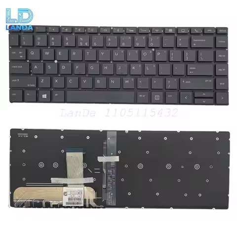 US Keyboard For HP ZBook Studio G5 Mobile Workstation x360 Black Backlit Laptop