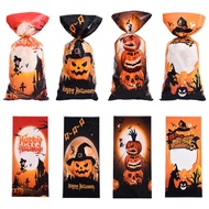 50pcs Halloween Flat Pocket Packaging Bag Snack Candy Gift F252, F252