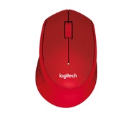 羅技Logitech 無線靜音滑鼠M331-紅色