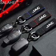 High Quality Suede Car Keychain Key Ring Anti-lost Keyring For JAC Refine J3 J2 S5 S3 J5 J6J4 Refine