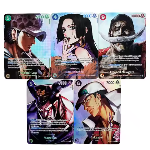 Anime Card One Piece OPCG SP Boa Hancock Law Nami Kid Issho Sakazuki Edward Newgate Replica English
