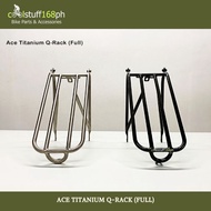 CS168ph Ace Titanium Q-Rack (FULL) Rear Rack for Brompton Bicycle Parts / Accessories
