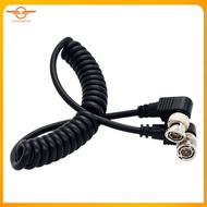 [CloudsMiles.th] Video Cable Coaxial Cable PU Spring Wire PU Spring Wire to Right Angle BNC BNC to B