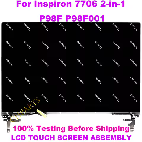 9K09H 09K09H 17" Original For Dell Inspiron 7706 2-in-1 P98F P98F001 LCD Display Touch Screen Replac