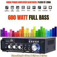 FLECO BT298A BLUETOOTH POWER AMPLIFIER | Audio Power Amplifier 600W Full Bass Fleco BT-298A - Blueto
