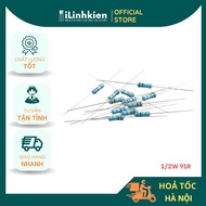 1/2W 91R line resistor 1% copper pin bag of 10 mylinhkien