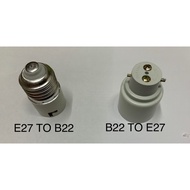 Extension Bulb Holder [B22 TO E27] | [E27 TO B22]