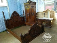 Kamar set cinta / Set kamar jati / Kamar set murah / Set kamar ukir jati jepara / Kamar set jati