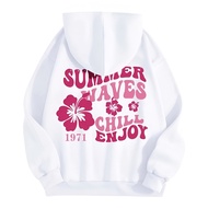Oversized Hoodie BigSize SUMMER WAVES Men's Hoodie All Sizes SML XL 2XL 3XL 4XL 5XL
