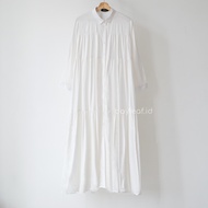 Bayleaf.id Zelena Long Sleeve Maxi Dress / Dress Gamis Wanita Busui