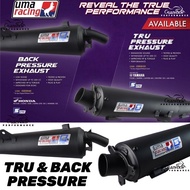 UMA RACING EXHAUST PAIP Y15ZR LC135 V2-V8 Fi Y16ZR RS150 RSX150 LC135 5s BACK PRESSURE & TRU PRESSUR