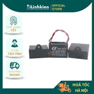 High quality 7uF 450V SENJU CBB61 wire fan capacitor.