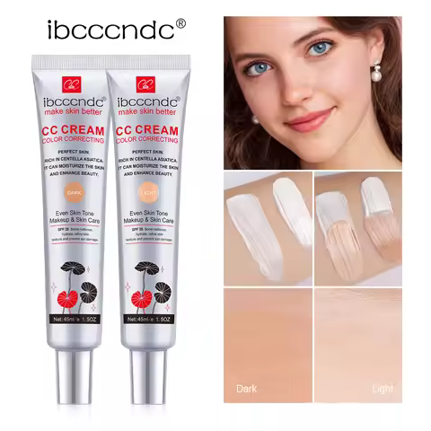 Color Correcting CC Cream Moisturizing Waterproof Anti-sweat Makeup Before Concealer Lasting Women M