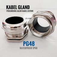 Gland PG 48 Stainless Cable Gland Brass Nickel Cable