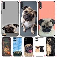 Samsung A01 EU A02 M02 F56 A03S A04 s A5 2017 A6 A7 A8 A9 Plus 2018 B15 Pug Dog Cute Soft Black Phon