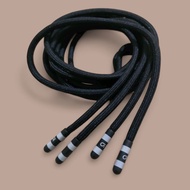 Black round shoes 4mm-90cm.aglet metal