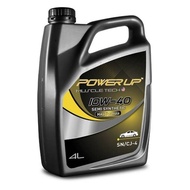 PETROL ENGINE OIL - Power Up Muscle Tech Semi Synthetic 10W-40 MAS Formula ENGINE OIL【4L】(Ready Stock)